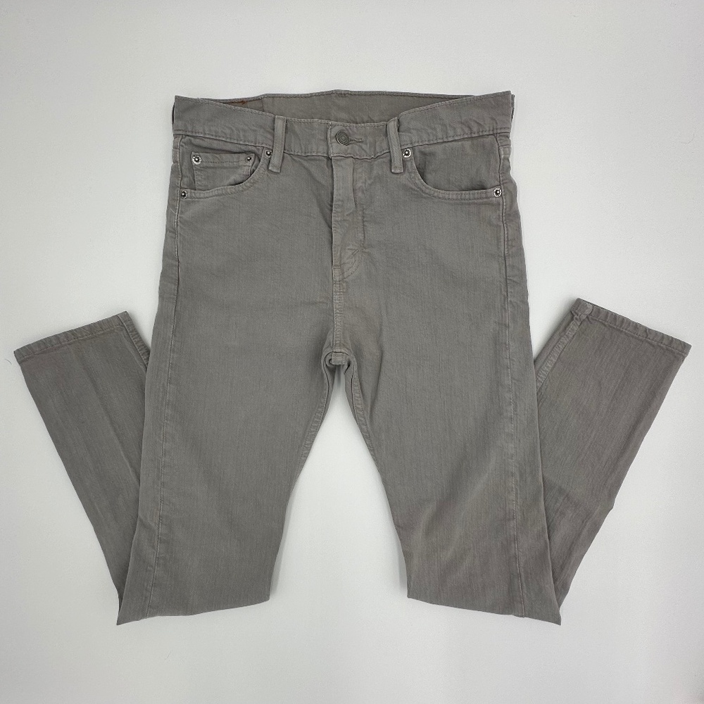 Levi 510 Skinny Fit Men's Jeans Gray Jeans 30X32 5 Pocket Styling